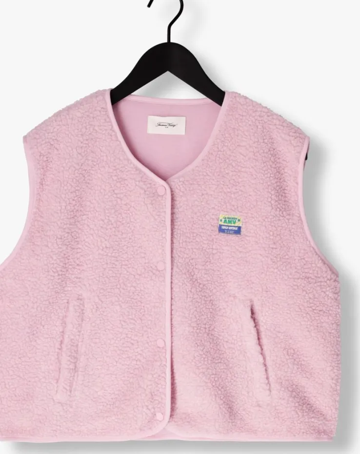roze american vintage gilet hoktown