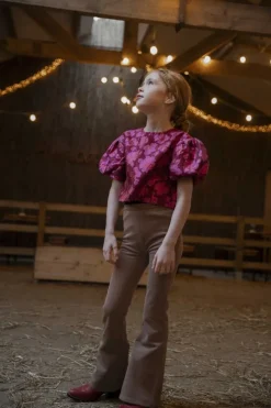 roze ammehoela flared broek liv