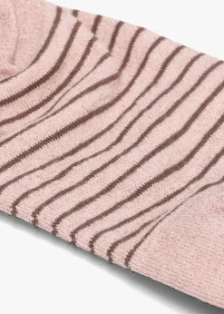 roze becksondergaard sokken stripe glitter sneakie sock