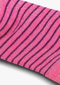roze becksondergaard sokken stripe glitter sneakie sock