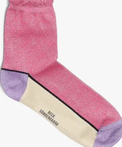 roze becksondergaard sokken blocka glam sock