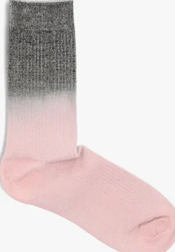 roze becksondergaard sokken gradiant glittersock