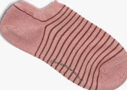 roze becksondergaard sokken stripe glitter sneakie sock