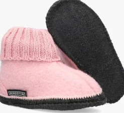 roze bergstein pantoffels cozy