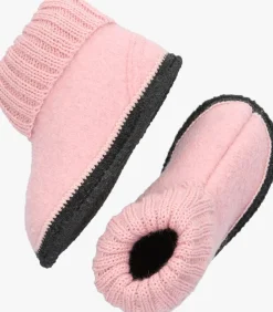 roze bergstein pantoffels cozy