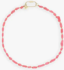 roze bonnie studios kettingen tommy gold pink necklace