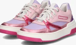 roze braqeez lage sneakers rai rebel