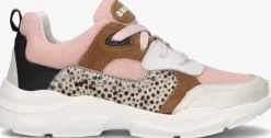 roze braqeez lage sneakers renee run