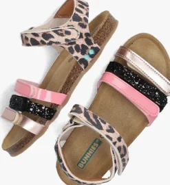 roze bunniesjr platte sandalen babs beach