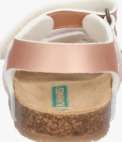 roze bunniesjr platte sandalen babs beach