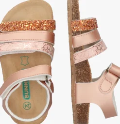 roze bunniesjr platte sandalen babs beach