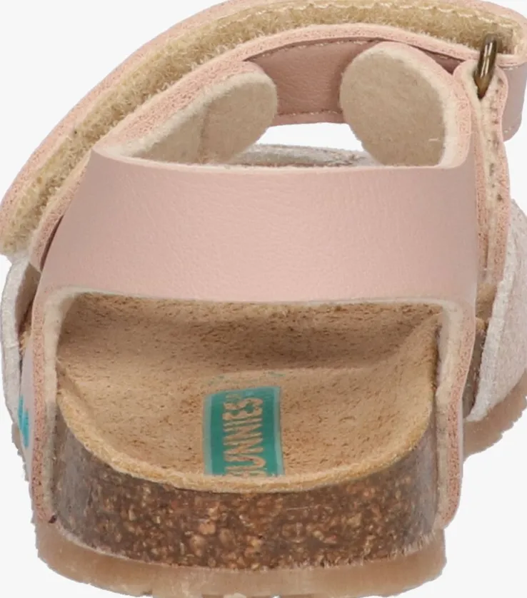 roze bunniesjr platte sandalen bimi beach