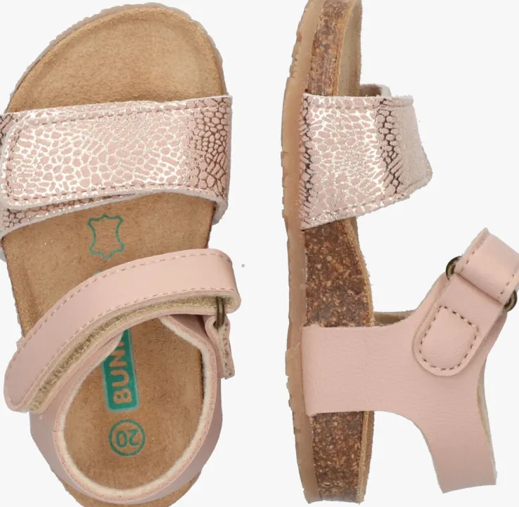 roze bunniesjr platte sandalen bimi beach