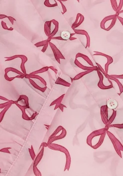 roze call me frankie mini jurk bow dress