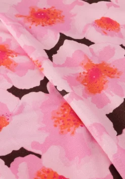 roze catwalk junkie flared broek tr peony