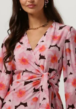 roze catwalk junkie maxi jurk dr peony wrap