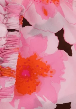 roze catwalk junkie maxi jurk dr peony wrap