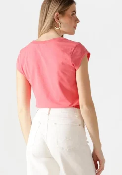 roze cc heart t-shirt basic v-neck t-shirt