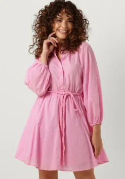 roze circle of trust mini jurk gina dress