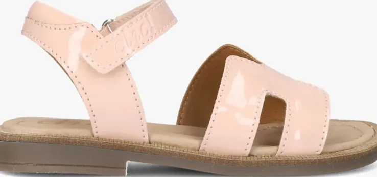 roze clic! platte sandalen 21006