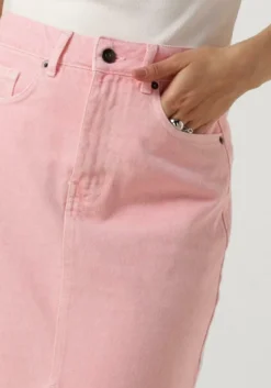 roze co'couture midirok vika dye slit skirt