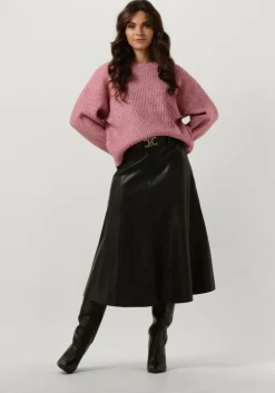 roze co'couture trui row box o-knit