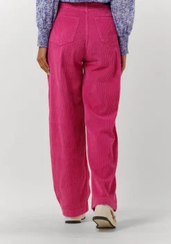 roze co'couture wijde broek vika corduroy jeans
