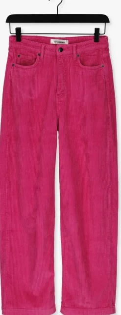 roze co'couture wijde broek vika corduroy jeans