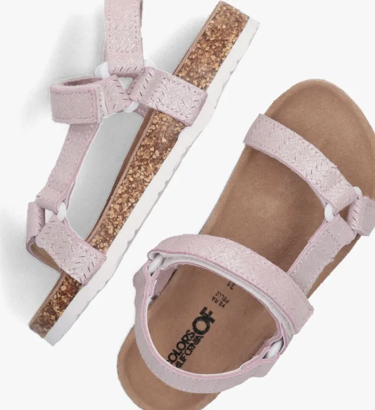 roze colors of california sandalen new bio sandal