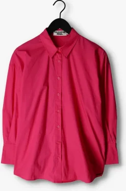 roze colourful rebel blouses talia oversized boyfriend blouse