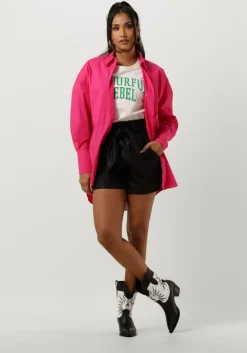 roze colourful rebel blouses talia oversized boyfriend blouse