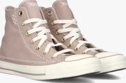 roze converse lage sneakers chuck taylor all star crafted stitching