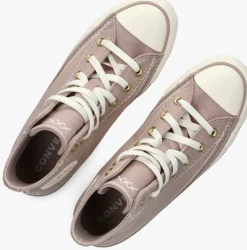 roze converse lage sneakers chuck taylor all star crafted stitching