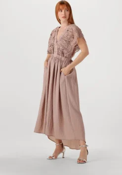 roze copenhagen muse midi jurk cole dress