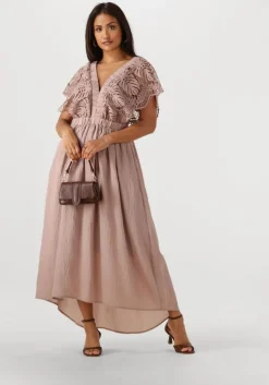 roze copenhagen muse midi jurk cole dress