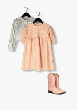 roze daily brat midi jurk flowerly dress