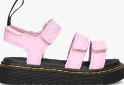 roze dr martens sandalen klaire k