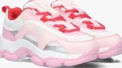roze fila hoge sneakers strada dreamster