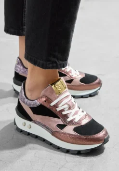 roze floris van bommel lage sneakers blokki 04.01