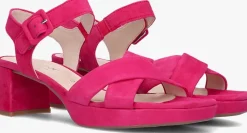 roze gabor sandalen met hak 953
