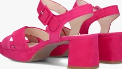 roze gabor sandalen met hak 953