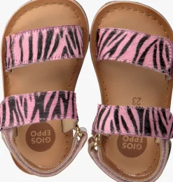 roze gioseppo platte sandalen verlaine