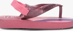 roze havaianas teenslippers baby palette glow