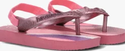 roze havaianas teenslippers baby palette glow