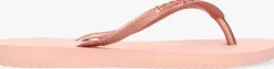 roze havaianas teenslippers slim kids