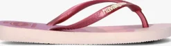 roze havaianas teenslippers kids slim palette glow