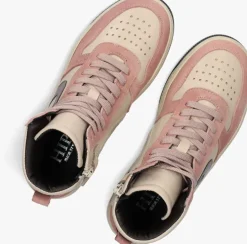 roze hip hoge sneakers h1301