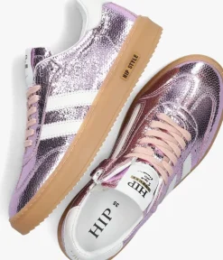 roze hip lage sneakers h1711