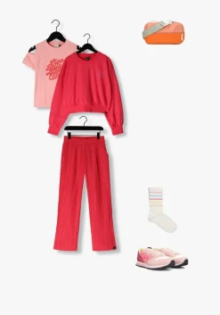 roze indian blue jeans sweater loose fit sweat backprint