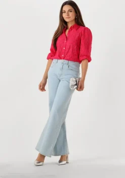 roze jansen amsterdam blouses nanne blouse fj 722 3/4 puffed sleeve